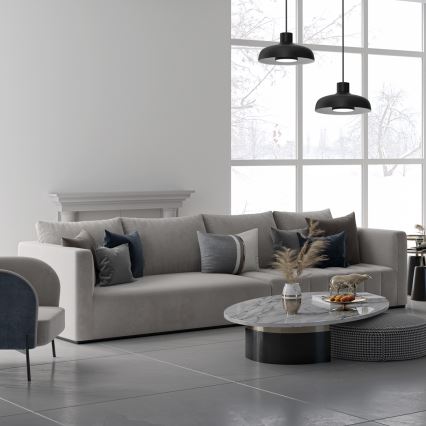 Csillár zsinóron LINEA 1xGX53/12W/230V fekete