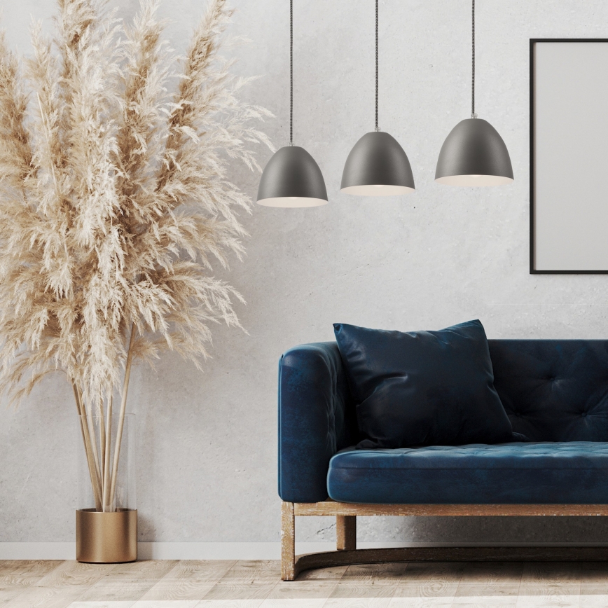 Csillár zsinóron LIVIA 3xE27/60W/230V