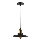 Csillár zsinóron LOFT 1xE27/60W/230V átm. 22 cm fekete