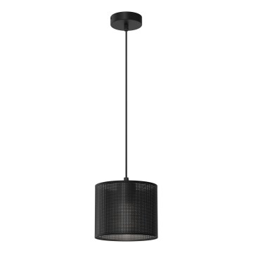 Csillár zsinóron LOFT SHADE 1xE27/60W/230V á. 18 cm fekete