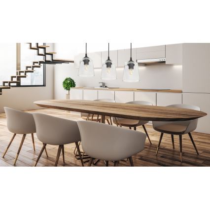 Csillár zsinóron LUCEA 3xE27/15W/230V