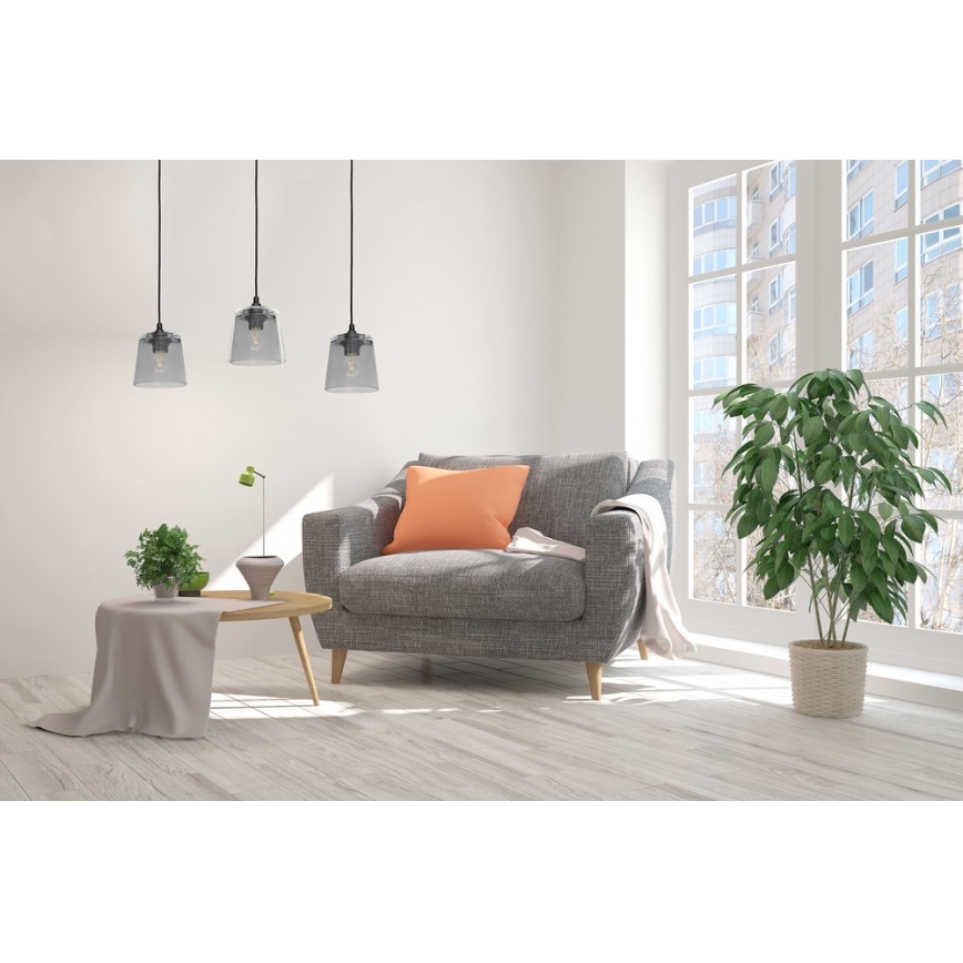 Csillár zsinóron LUCEA 3xE27/15W/230V