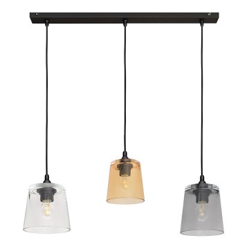 Csillár zsinóron LUCEA 3xE27/15W/230V