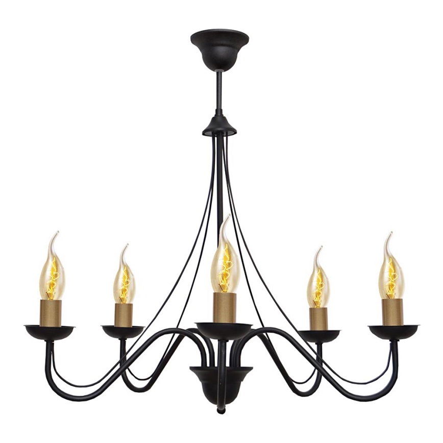 Csillár zsinóron MALBO III 5xE14/60W/230V