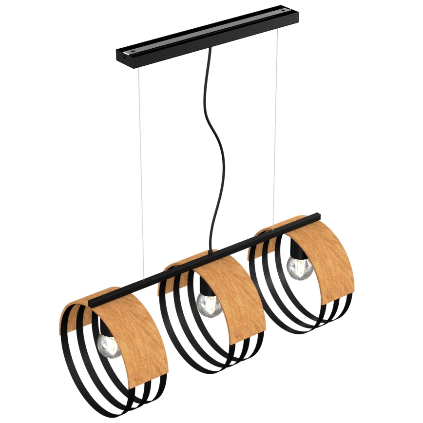 Csillár zsinóron MALM 3xE27/60W/230V