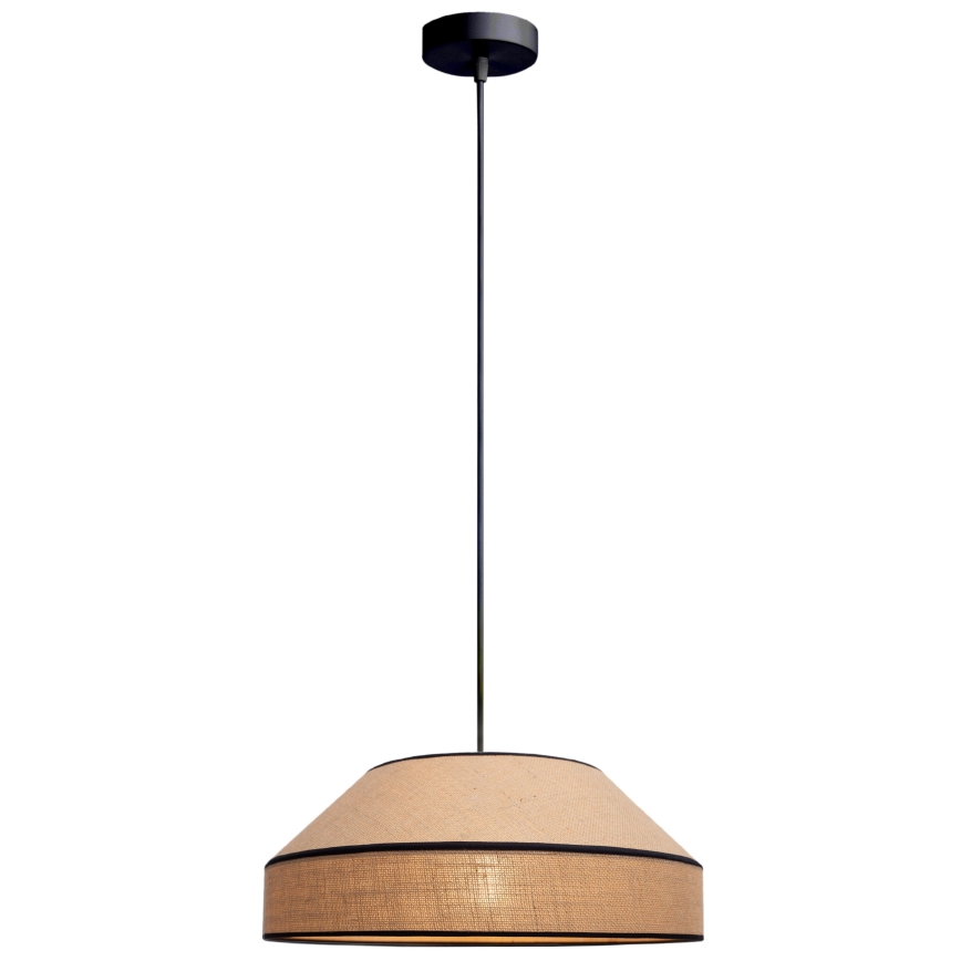 Csillár zsinóron MANISO 1xE27/60W/230V átm. 45 cm bézs