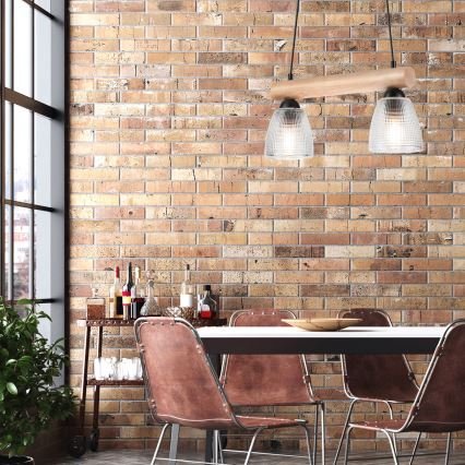 Csillár zsinóron MARGIT 2xE27/60W/230V