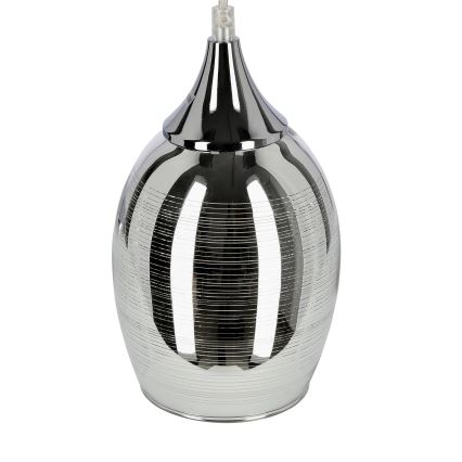 Csillár zsinóron MARINA 5xE27/60W/230V króm