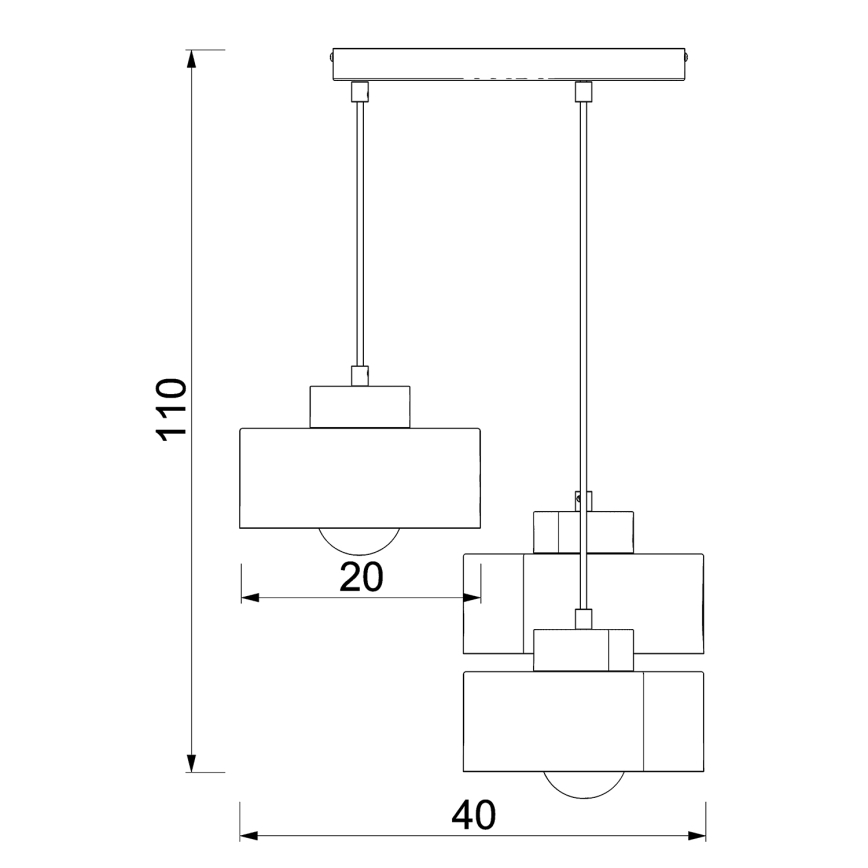 Csillár zsinóron MARTI 3xE27/15W/230V fehér/fényezett króm