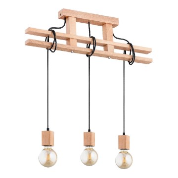 Csillár zsinóron MAXXY 3xE27/15W/230V bézs