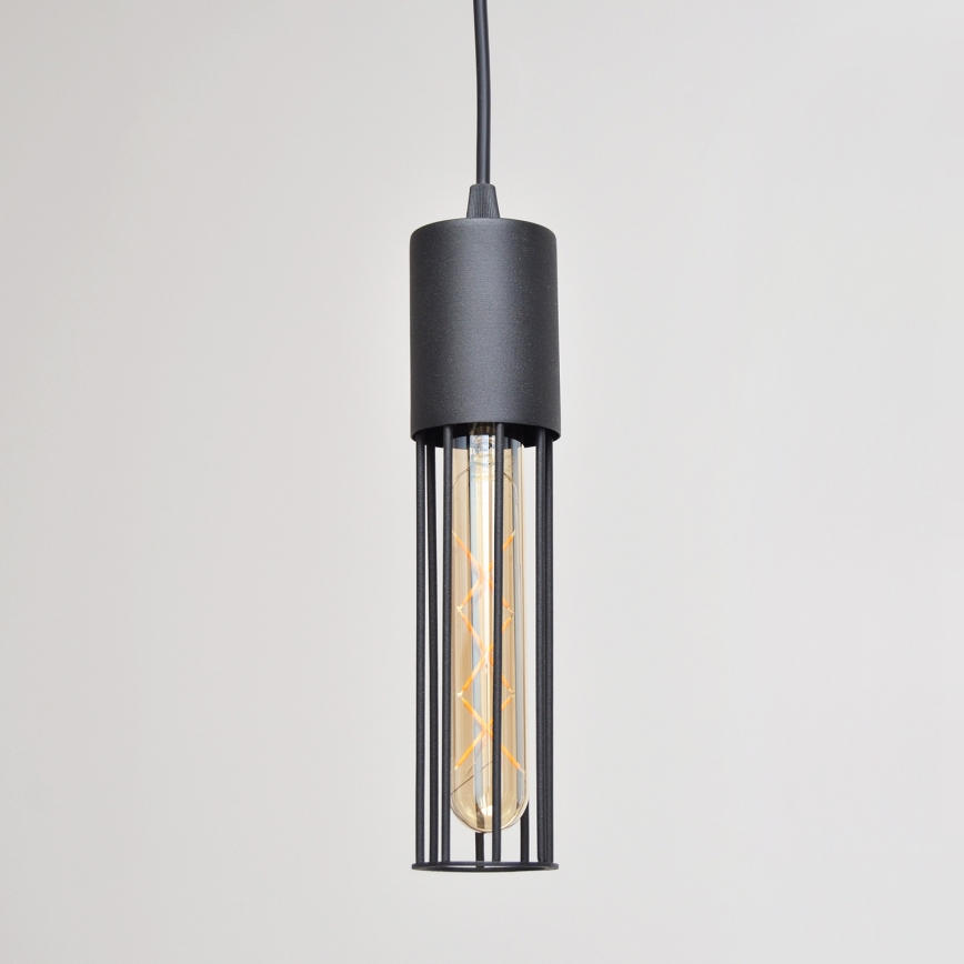 Csillár zsinóron MELODY 2xE27/15W/230V fekete