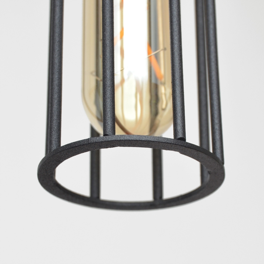 Csillár zsinóron MELODY 2xE27/15W/230V fekete