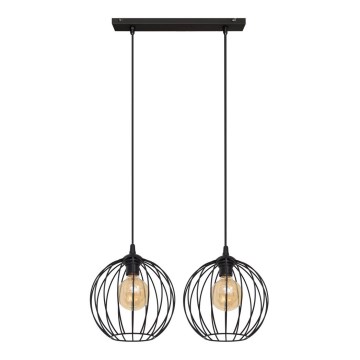 Csillár zsinóron MERCURE 2xE27/15W/230V