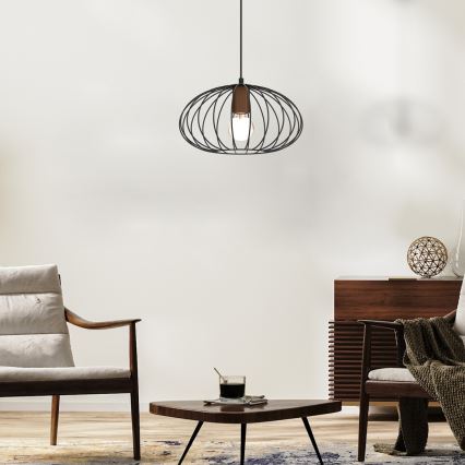 Csillár zsinóron MERIDIANO 1xE27/60W/230V