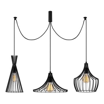 Csillár zsinóron MEZOPOTAMYA 3xE27/40W/230V pók