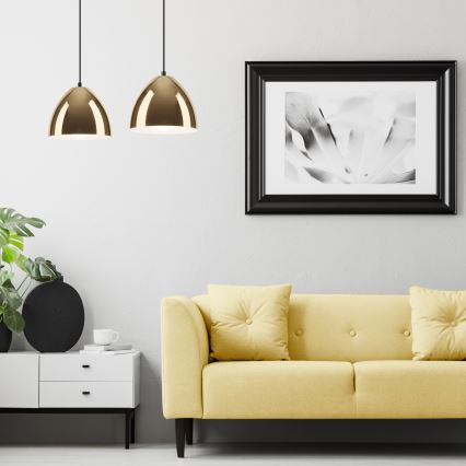 Csillár zsinóron MIA 2xE27/60W/230V