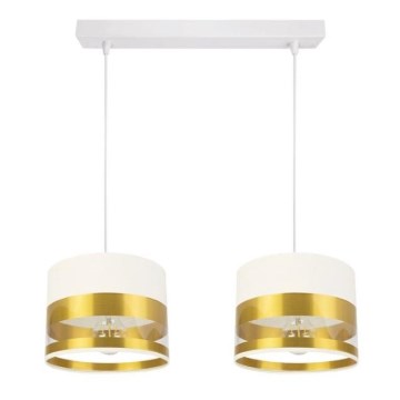 Csillár zsinóron MILO 2xE27/60W/230V arany