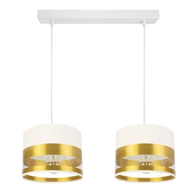 Csillár zsinóron MILO 2xE27/60W/230V arany