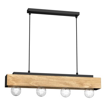 Csillár zsinóron MILUZA 4xE27/15W/230V