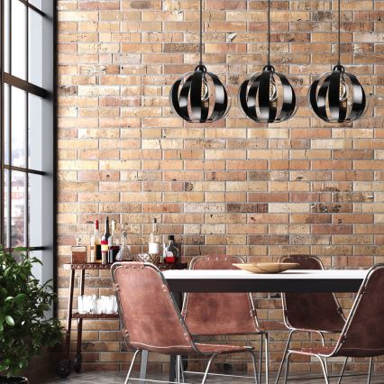 Csillár zsinóron MINDY 3xE27/15W/230V