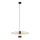 Csillár zsinóron MONTANA 1xE27/15W/230V átm. 45 cm arany/fekete
