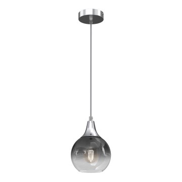 Csillár zsinóron MONTE 1xE27/60W/230V á. 15 cm matt króm