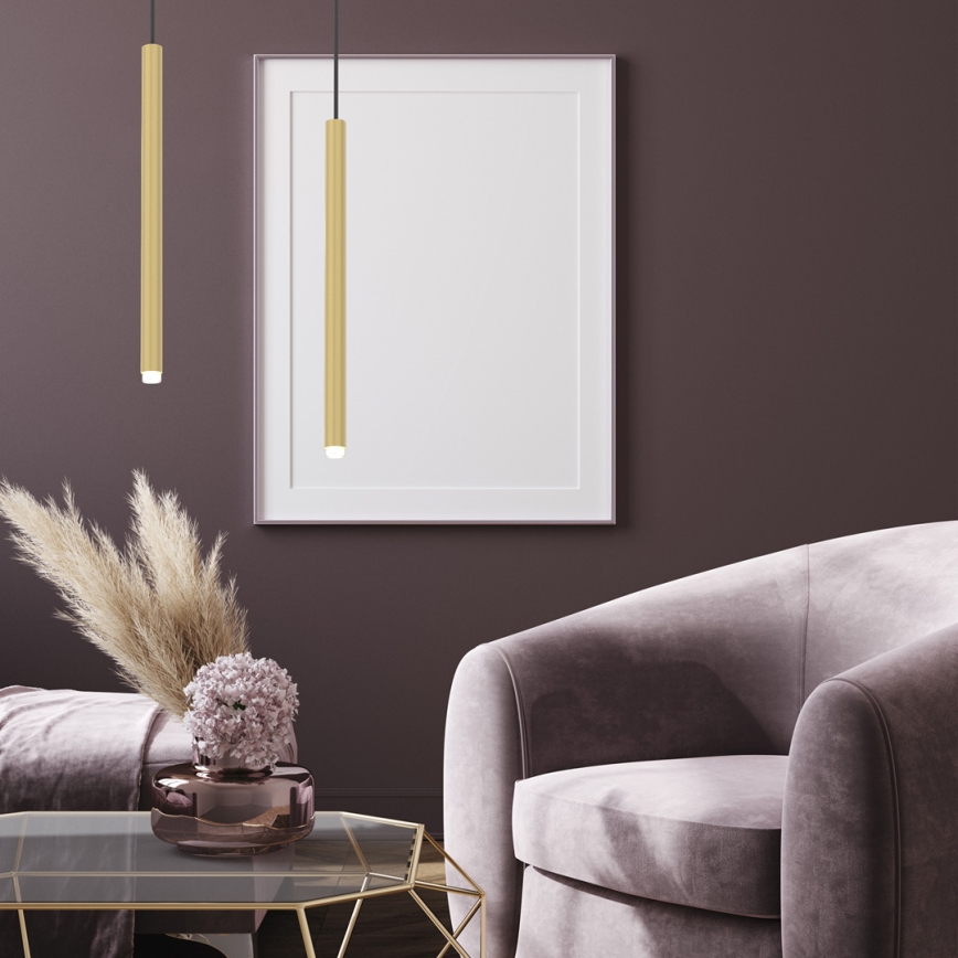 Csillár zsinóron MONZA 1xG9/8W/230V arany