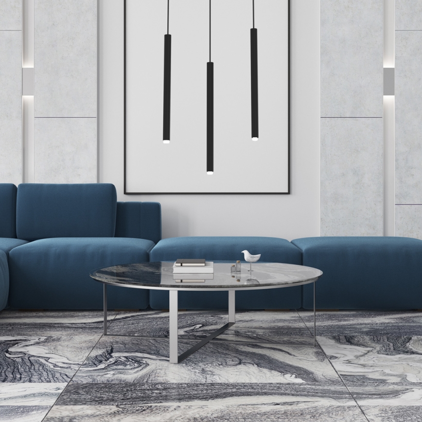 Csillár zsinóron MONZA 3xG9/8W/230V fekete