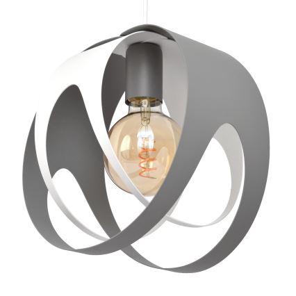 Csillár zsinóron MOONLIGHT 1xE27/15W/230V szürke