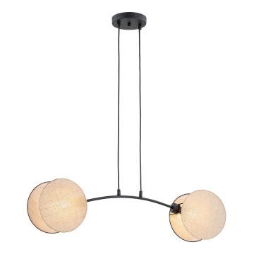 Csillár zsinóron MOTIF 2xE27/15W/230V bézs
