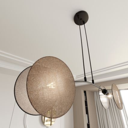 Csillár zsinóron MOTIF 2xE27/15W/230V bézs
