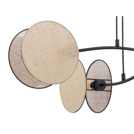 Csillár zsinóron MOTIF 4xE14/10W/230V bézs