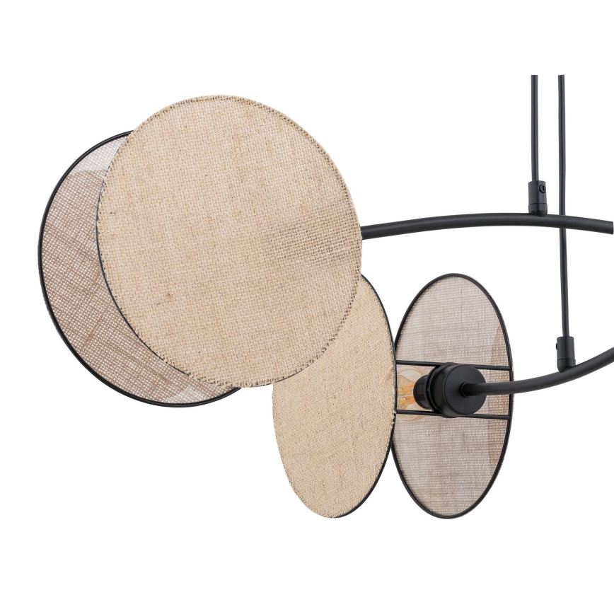 Csillár zsinóron MOTIF 4xE14/10W/230V bézs