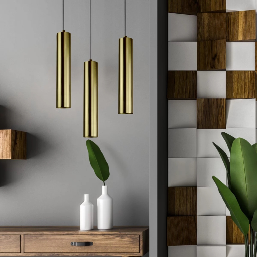 Csillár zsinóron NAPOLI 3xGU10/8W/230V