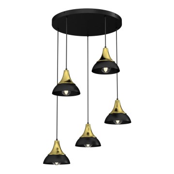 Csillár zsinóron NERGIS 5xE27/60W/230V