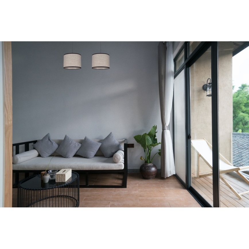 Csillár zsinóron NEXO 2xE27/60W/230V