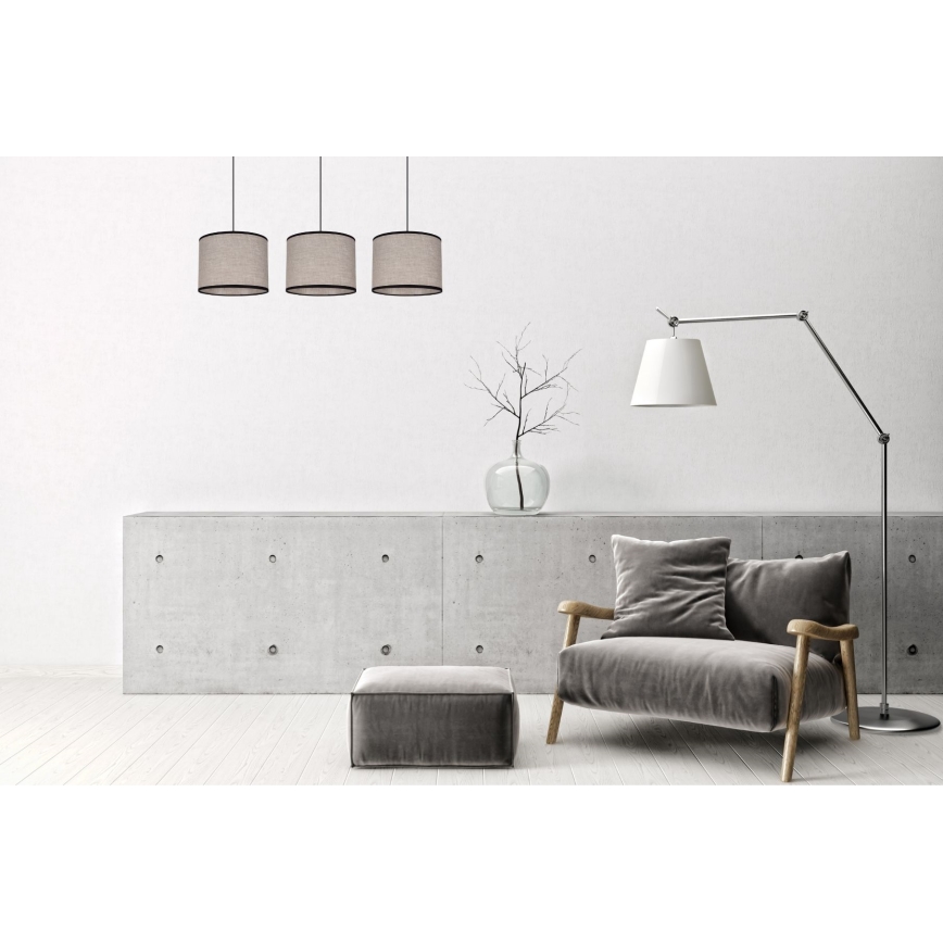 Csillár zsinóron NEXO 3xE27/60W/230V