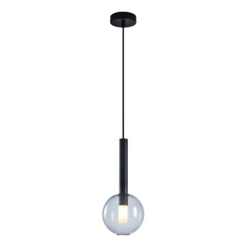 Csillár zsinóron NIKO 1xG9/9W/230V átm. 15 cm fekete