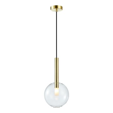 Csillár zsinóron NIKO 1xG9/9W/230V átm. 20 cm arany