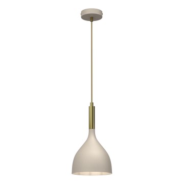 Csillár zsinóron NOAK 1xE27/15W/230V bézs/arany