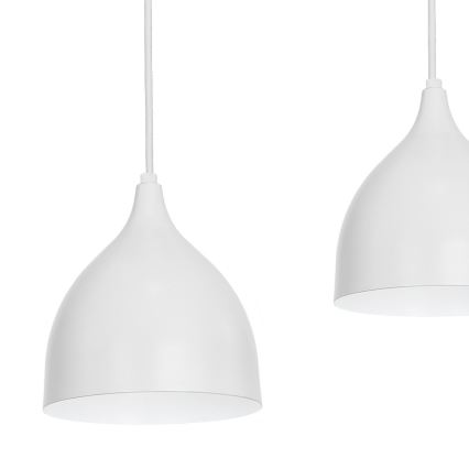 Csillár zsinóron NOAK 4xE27/15W/230V szürke