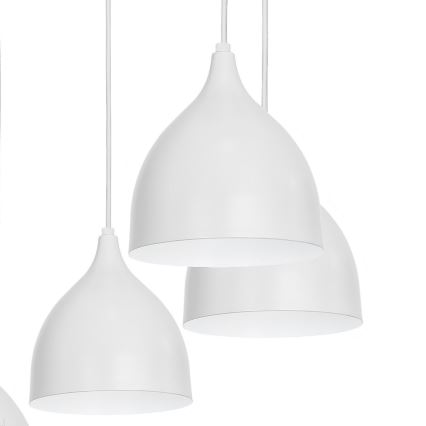 Csillár zsinóron NOAK 5xE27/15W/230V szürke