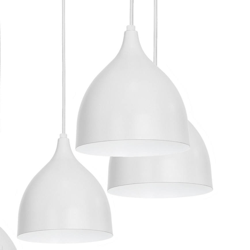 Csillár zsinóron NOAK 5xE27/15W/230V szürke