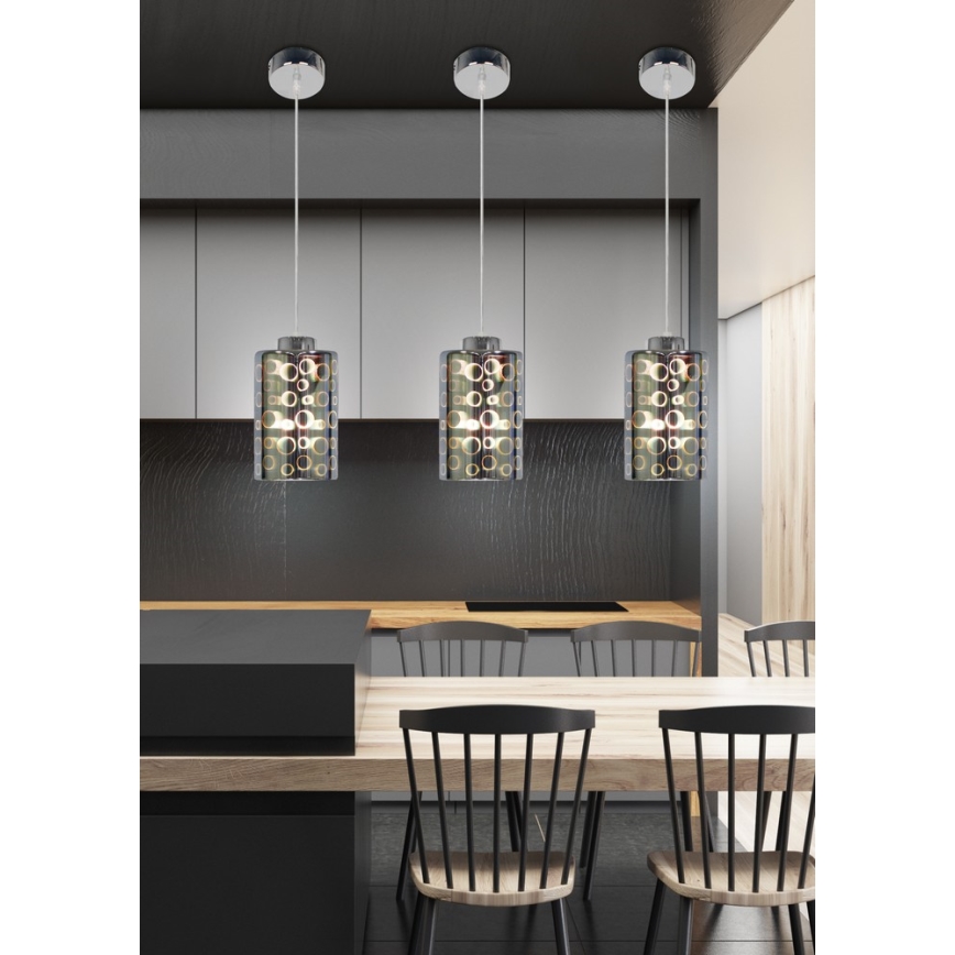 Csillár zsinóron NOCTURNO 1xE27/40W/230V