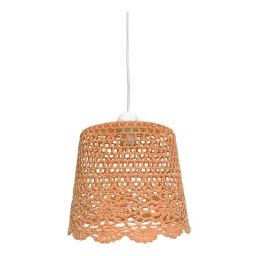 Csillár zsinóron NONNA 1xE27/60W/230V narancssárga