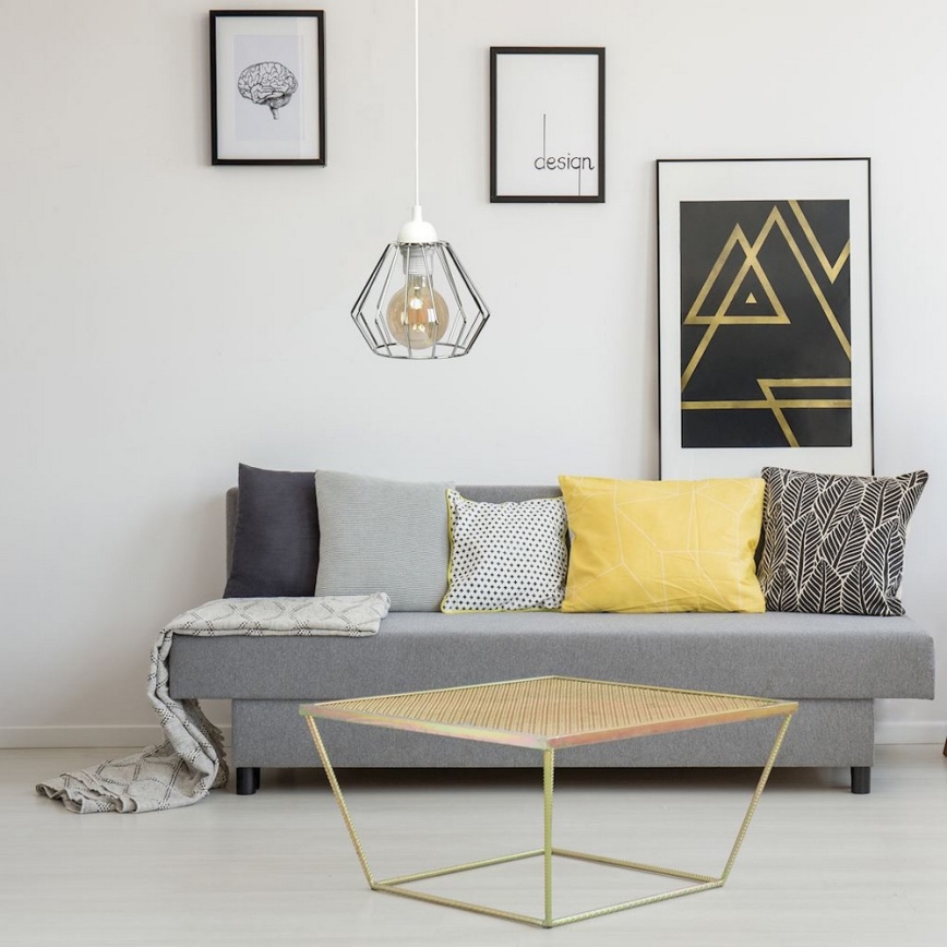 Csillár zsinóron NORMAN 1xE27/60W/230V