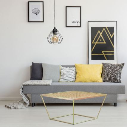 Csillár zsinóron NORMAN 1xE27/60W/230V