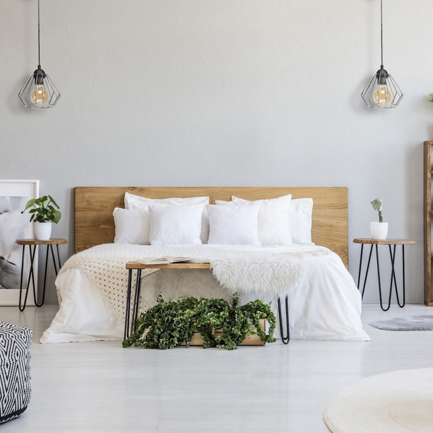 Csillár zsinóron NORMAN 1xE27/60W/230V