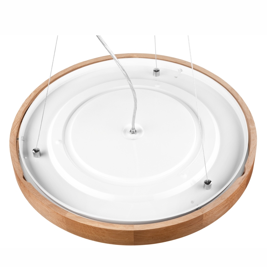 Csillár zsinóron OAK SLIM 3xE27/60W/230V ø 47 cm tölgy