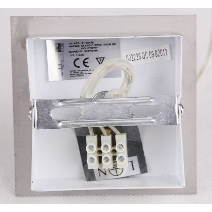 Csillár zsinóron ODEN 1xG9/40W/230V á. 12 cm